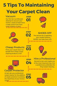 5 Tips To Maintaining Your Carpet Clean