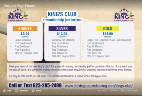 KING’S CLUB discount membership just for you!!